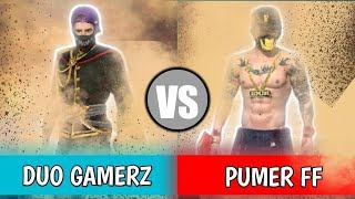 Duo Gamerz Vs Pumer Ff 1 Vs 1 Battle