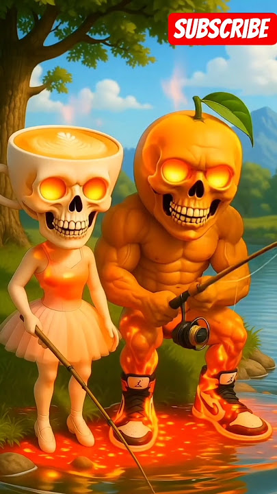 Udin Din Dindun & Ballerina Capucino Fishing While Being Drenched in Lava Sauce #anomaly #videosh...