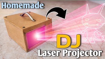 Hoe maak je thuis een lasershow? | DIY laserprojector | DJ/Disco laserlicht #shaileshexperiment