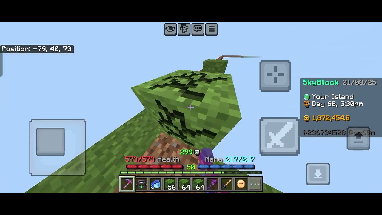 ⁣Making a farm in craftersmc (Minecraft) part 2