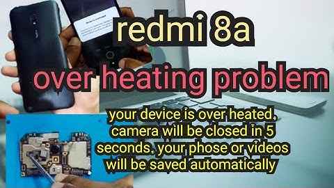 redmi 8a your device is over heating | wifi hotspot camera will be restricted @salamtechmalayalam