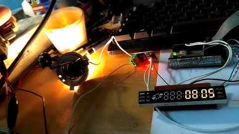 Đo dòng điện 1 chiều dùng acs712+modull led +atmega8...