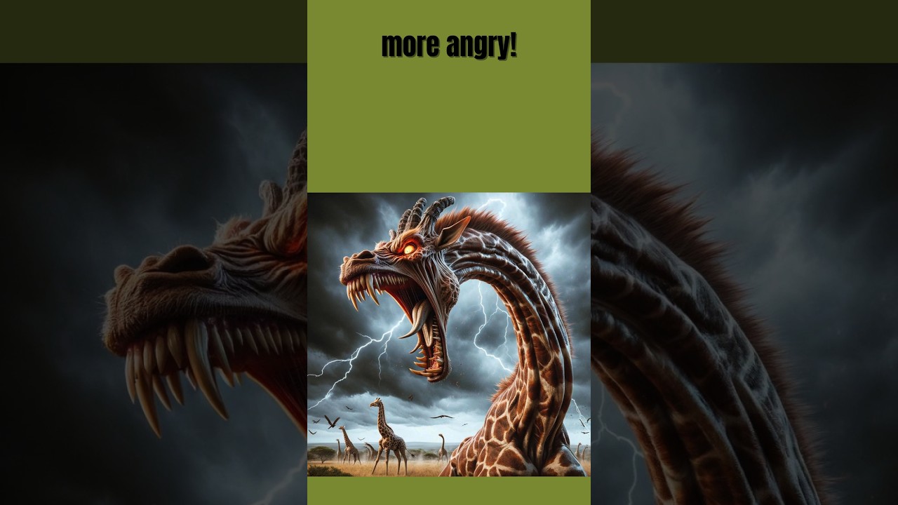 giraffe🦒 - extreme angry - 