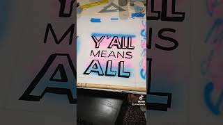 Hand painted paper protest signs for your window sign painting bay area solidarity diy lettering