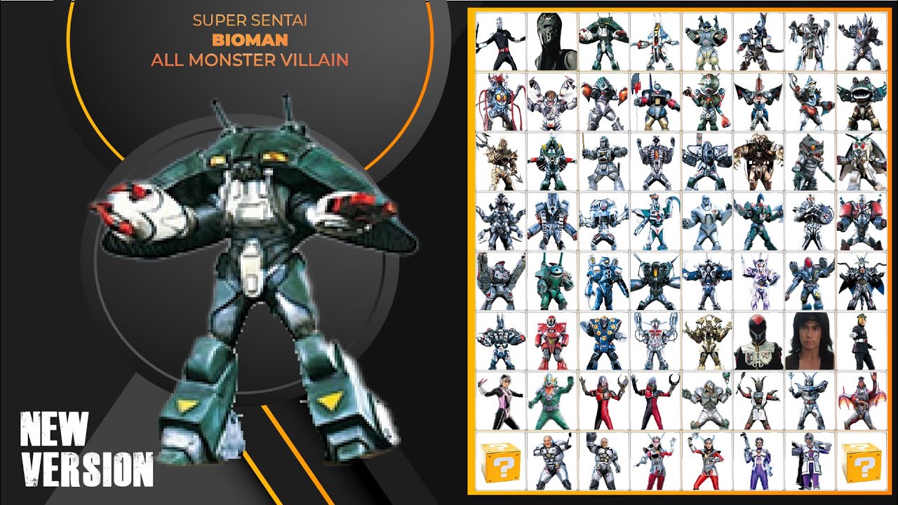 Bioman All Monster Villain