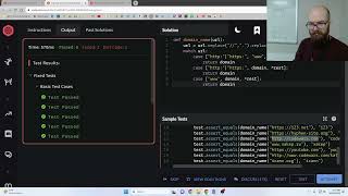 Famous CodeWars: Extract the domain name from a URL Wealth