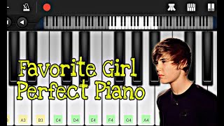 Justin Bieber - Favorite Girl Easy Piano | Perfect Piano Tutorial screenshot 4