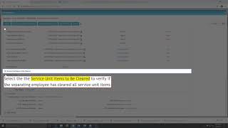 How to process a separating employee out as HCD processor
