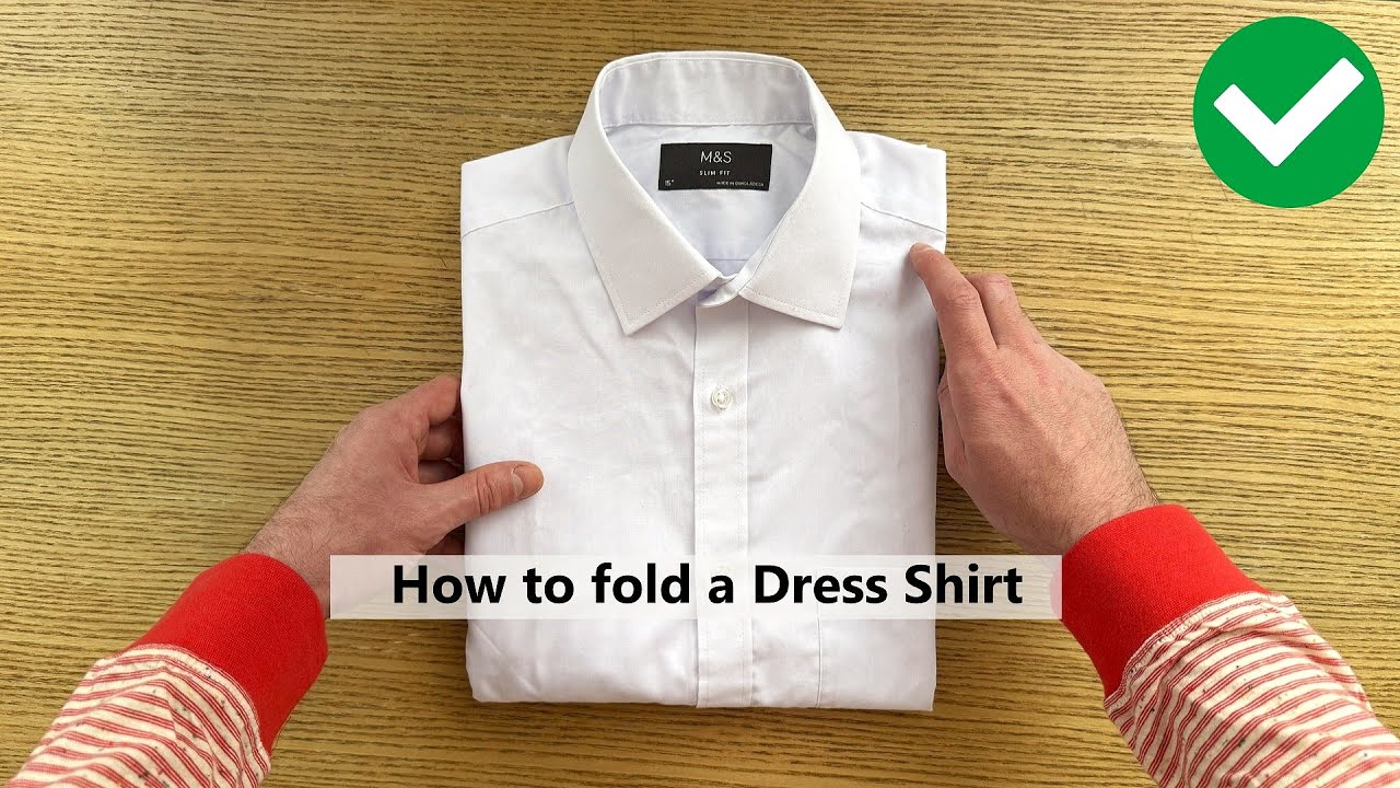 99% of People don't know How to Fold a Dress Shirt