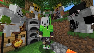 Minecraft Random Item Challenge VS 5 Hunters