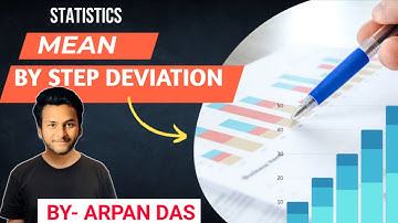 Mean by step Deviation l Ungrouped Data l Statistics by Arpan Das l #statistics #data #ecohillagri