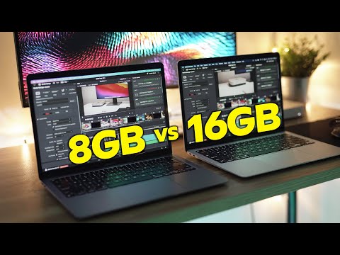 새로운 M1 Mac-비디오 편집 용 8GB 또는 16GB RAM?