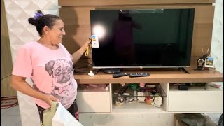 ANDRÉIA PRESENTEA IRMÃ DE PILILIU COM UMA TV, veja a reação dela🥹 | ANDRÉIA PEREIRA 