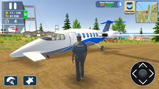 Police Officer Pilot Flying HH-65 Dolphin Helicopter and Piagga P180 Aircraft SIM - Android Gameplay screenshot 2