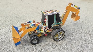 How to make matchbox tractor at home | Diy Mini tractor | Mini Tractor Science Project