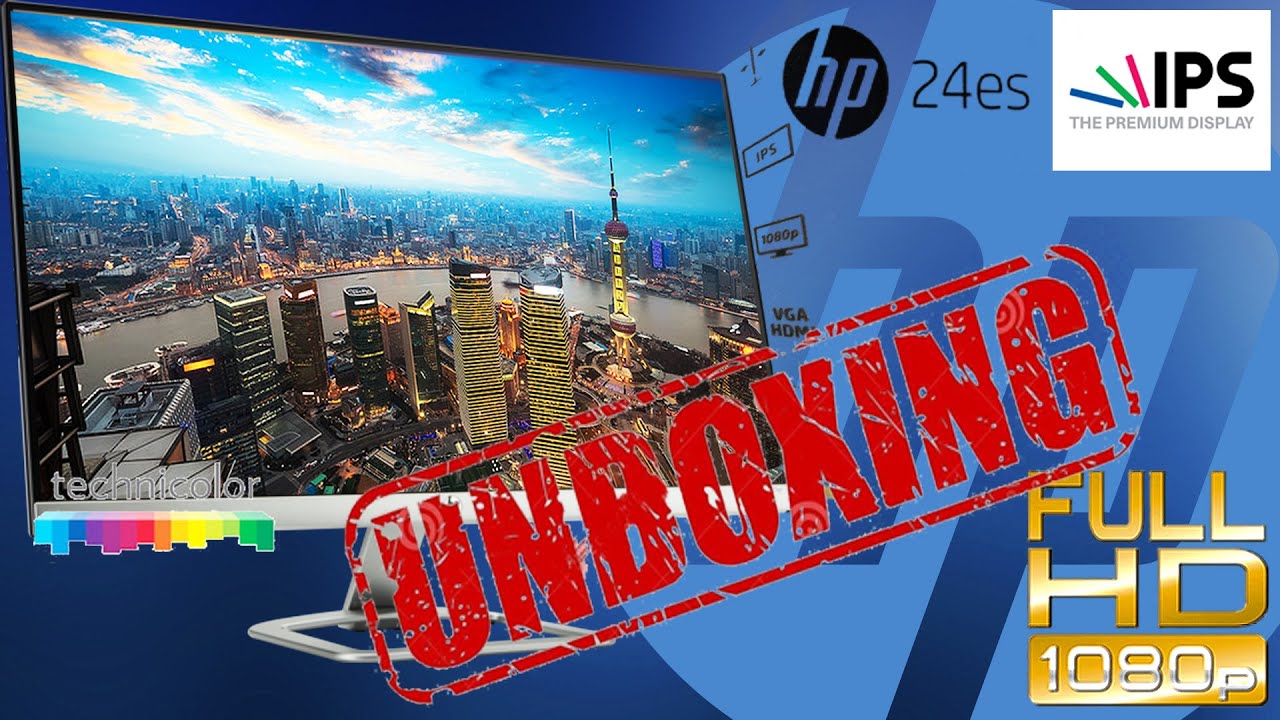 😱Безрамочный монитор HP 24es (UNBOXING)