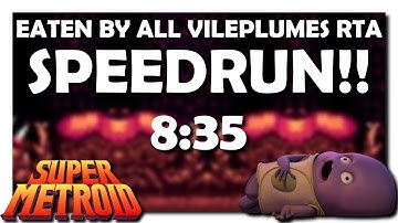 [WR] Super Metroid Eaten by All Vileplumes RTA Speedrun in 8:35 by nutella4eva