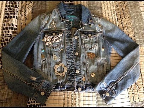 DIY: Decorate Your Denim Jacket (Temporarily) - YouTube