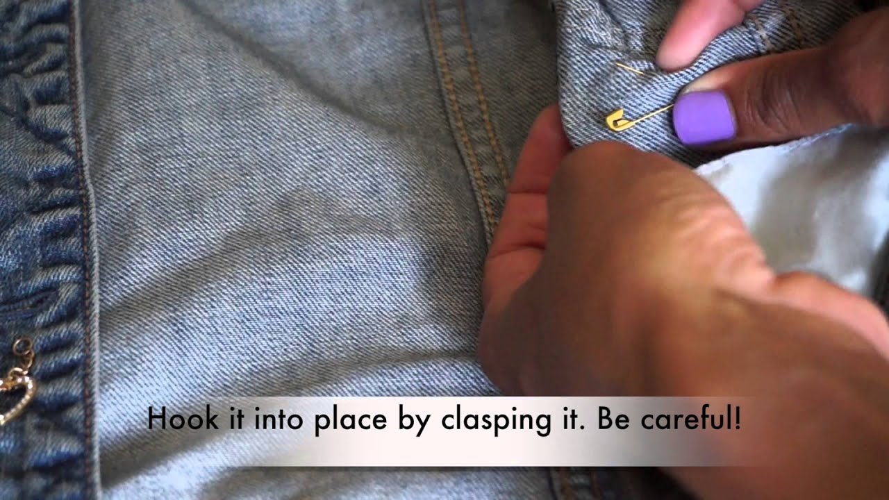 DIY: Decorate Your Denim Jacket (Temporarily)