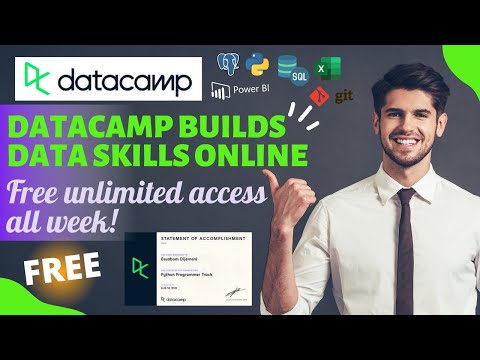 DataCamp Free Courses with Certificate  350+ Courses for FREE with DataCamp Free Premium Account