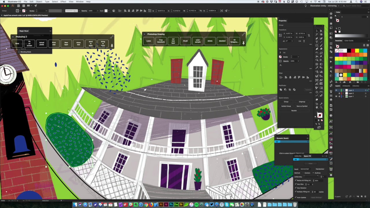 Appletree artwork process