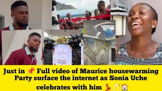 Fully video of Maurice Sam housewarming party surface the internet as Sonia Uche celebrates with him screenshot 3