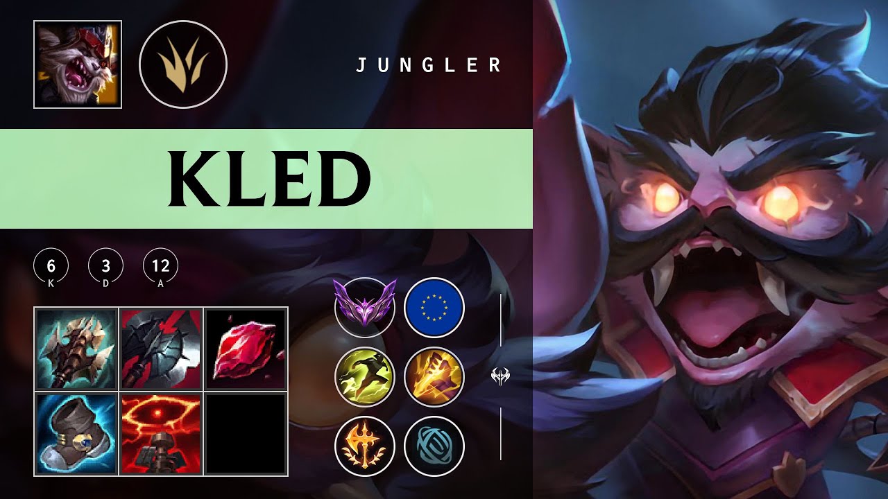 Kled Jungle vs Vi - EUW Master Patch 25.23