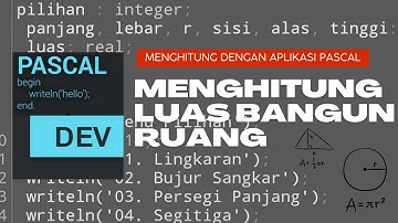 Praktek TIK "Menghitung luas bangunan menggunakan Pascal N-IDE"