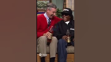 Mr. Rogers Roasts Eazy-E?! 😂 #UnexpectedCrossover #short #viral #funny