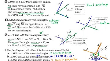 1.5 - Exploring Angle Pairs - GeomOnline