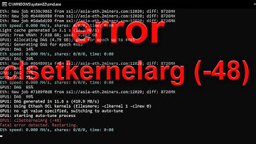 How to fix ClSetKernelArg (-48) Fatal error detected. Restaring.