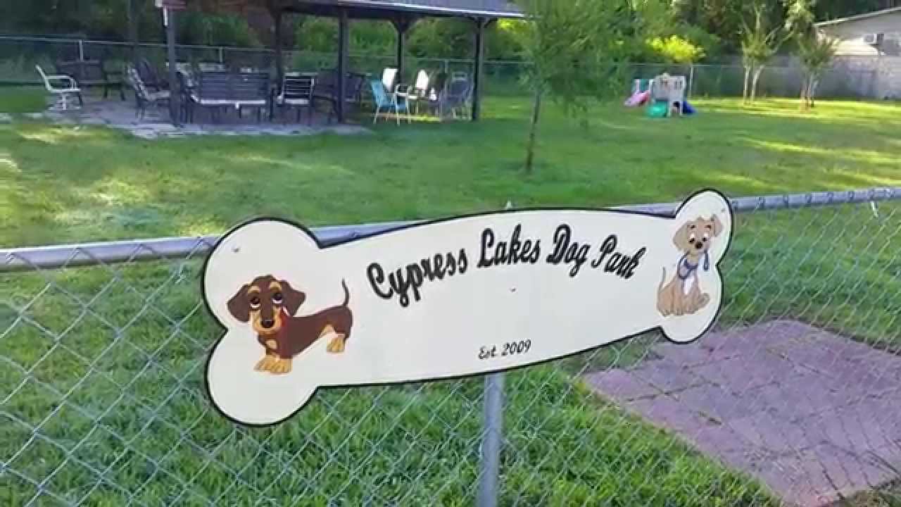 Cypress Lakes expands the community Dog Park! YouTube