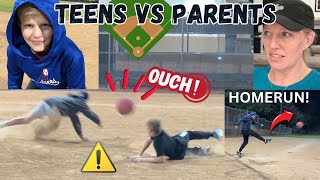 we got heated kids vs parents kickball challenge