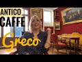 Италия. Любимый бар Гоголя в Риме. Antico Caffe Greco - исторический бар.