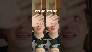 DIFERENÇA ENTRE 30 e 60 FPS #shorts #framerate #audiovisual screenshot 2