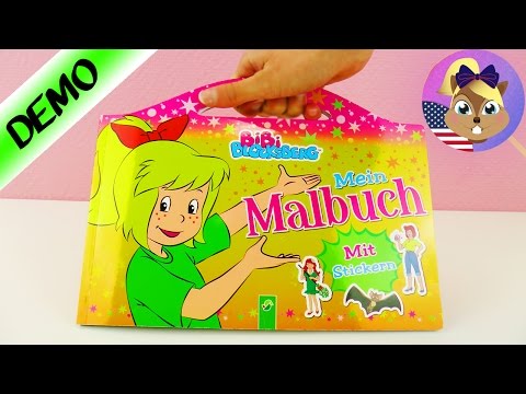 bibi-blocksberg-video-|-cool-coloring-book-with-stickers-for-bibi-fans-|-to-color-and-paste-stickers