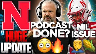 Nebraska’s NIL PROBLEM JUST GOT WORSE🤦‍♂️+ Rhule’s Podcast CANCELLED?👀+ NEWS🎆| Husker Football