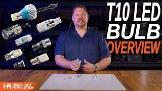 T10 LED Bulb Overview - How To Pick The Right Ones For Your Application