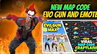 FREE FIRE NEW CRAFTLAND  MAP CODE INDIAN SERVER 🇮🇳