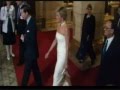 Princess Diana at a banquet in Hungary