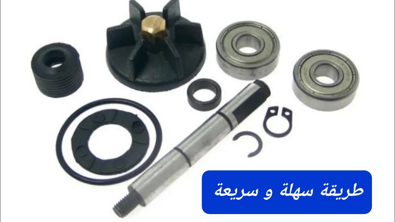 pompe à eau moto (piaggio)      تركيب مضخة الماء دراجة نارية