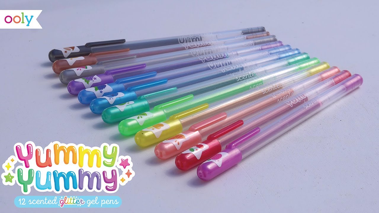 Yummy Yummy Scented Glitter Gel Pens – Flying Pig Toys