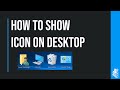 How to show icon on desktop in windows 1011  yaxer code