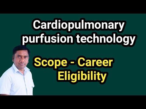 Cardiopulmonary perfusion Technology Scope and Career | Tamil store
