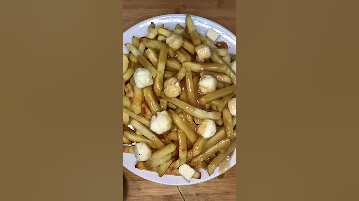 Recette de poutine canadienne / Québécoise FACILE & GOURMANDE ;)