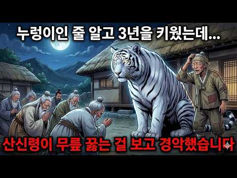 누렁이인 줄 알고 3년을 키웠는데    산신령이 무릎 꿇는 걸 보고 경악했습니다[야담 오디오북 민담 전설 조선야담 설화 옛날이야기]