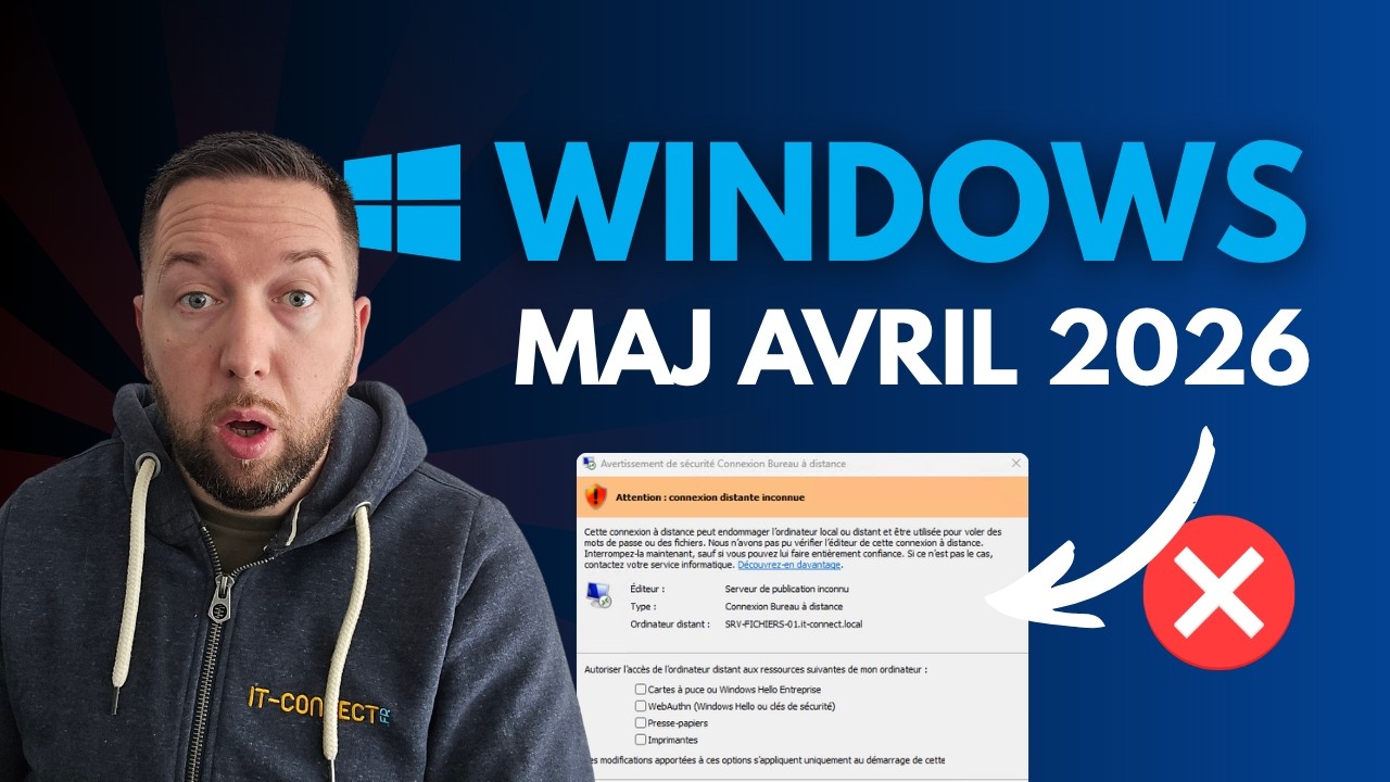 Windows : ce changement d'avril 2026 que tout admin doit anticiper
