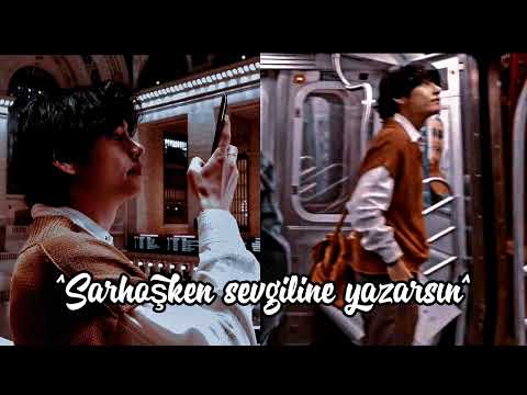 Taehyung ile hayal et ^Sarhoşken sevgiline yazarsın^