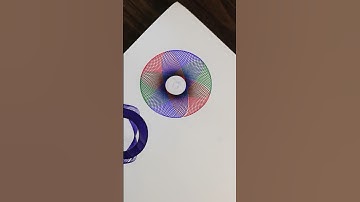 Incredible Triple Color Spirograph Art!
