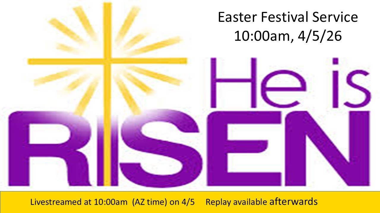 Easter Festival Service with Adoration Choir and Brass - 4/5/26 10:00am - Live Streamed Service